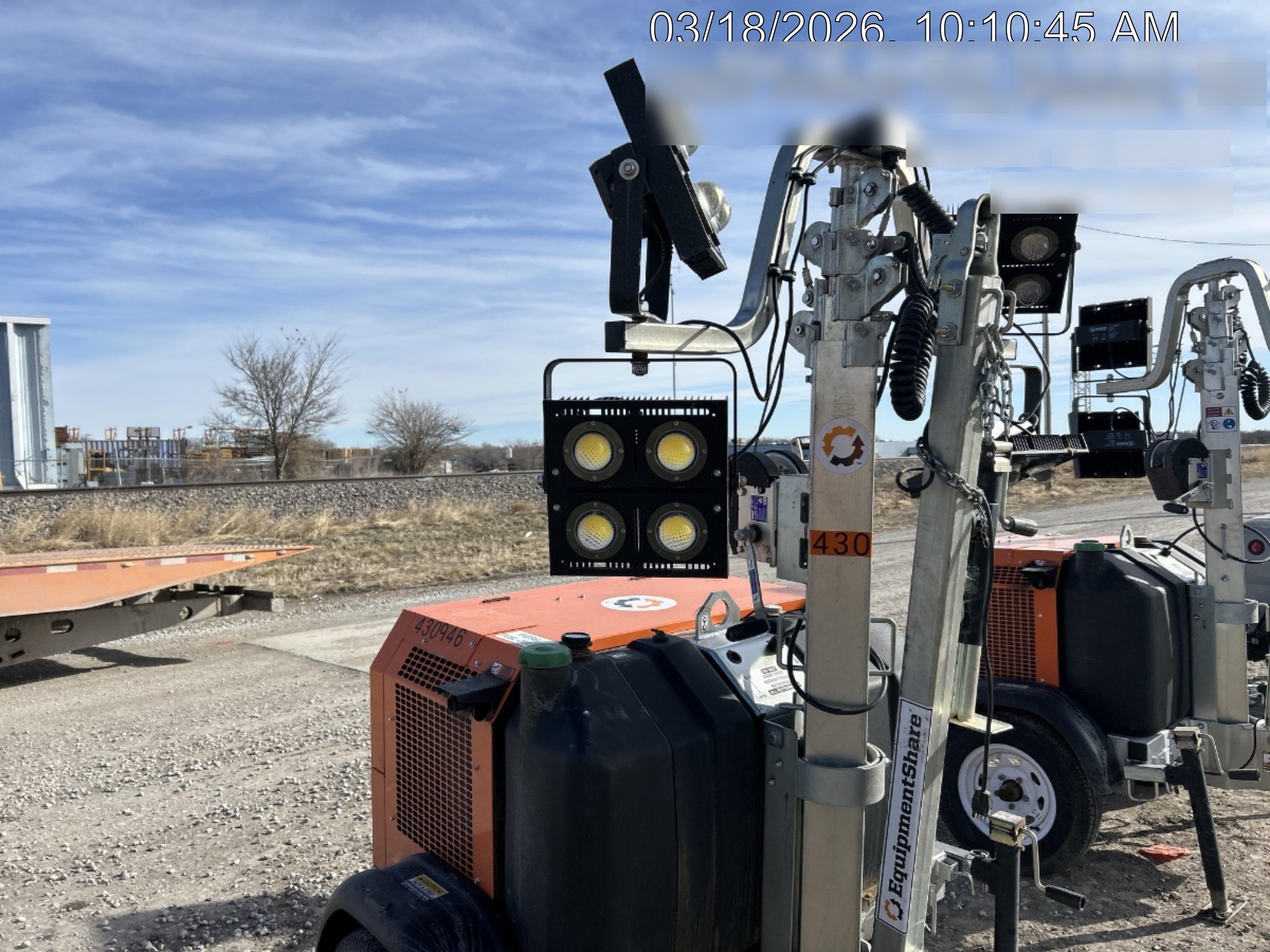 2024 Wanco WLTT-4MM4K Diesel, Deep Sea Controller, Shore Power Plug, Auto Start, (4) 350W LED Floodlights, 4kW Generator, 60 Gal Fuel Tank, 2" Ball, T3