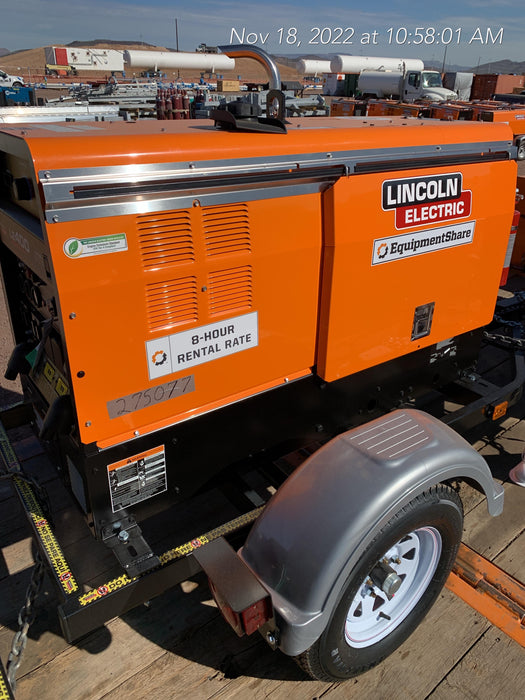 2022 Lincoln Electric LE400 Kubota V1505, Trlr, Cable Rack, Light Kit, ES Decals, T3