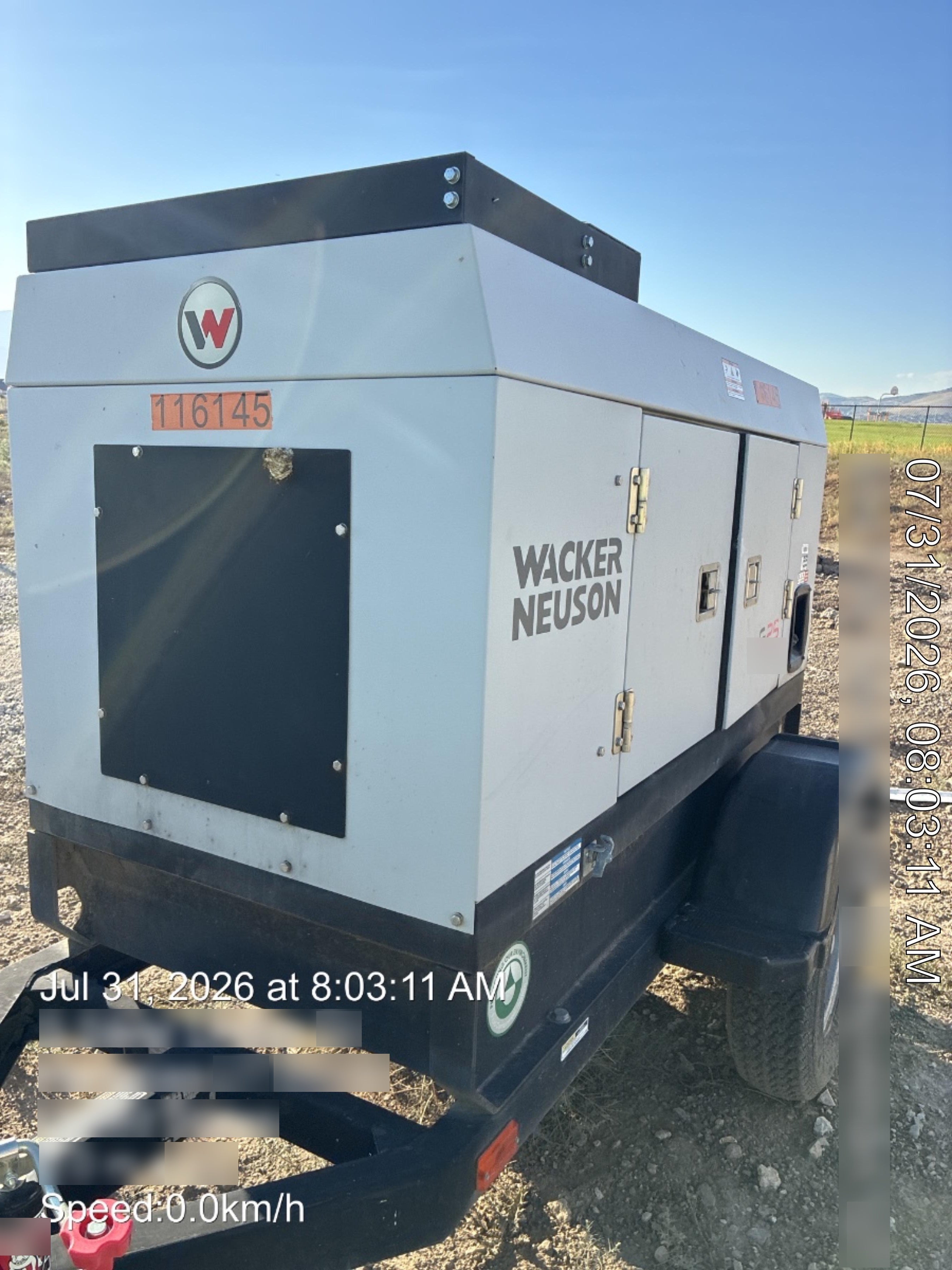 2020 WACKER NEUSON G25