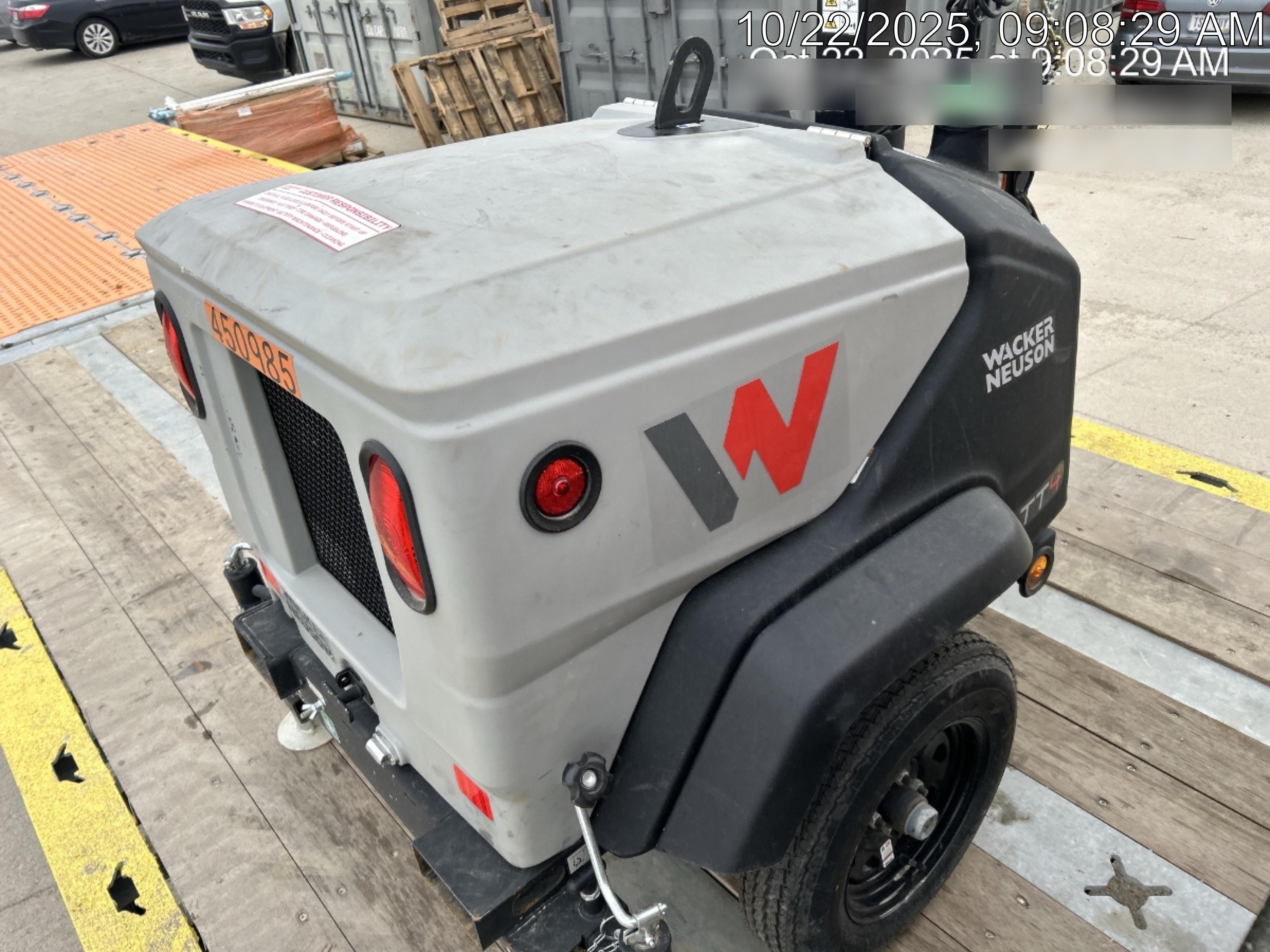 2024 Wacker Neuson LTT4 Diesel, Kohler KDW702, Deep Sea Controller, Auto Start, LED 320W, Bypass Outlet, T3