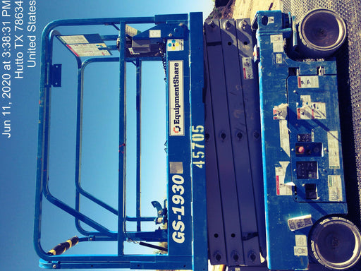 2019 Genie GS-1930 Fixed rails with chain Entry