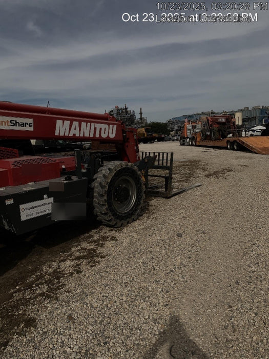 2018 Manitou MTA10055 Manitou MTA 10055 w/Cab/Heat/AC, Work Lights/Strobe, Aux Hyd, Solid Tires, Lift Hook, 66" Carriage, 60" Forks