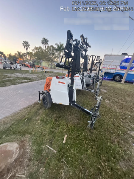 2023 Generac MLT2 Diesel, Flex Switch 120V Input, Powerzone Controller, 
(4) 320W LED Lights, 4kW Generator, 39.9 Gal Fuel Tank, 2" Ball, T3