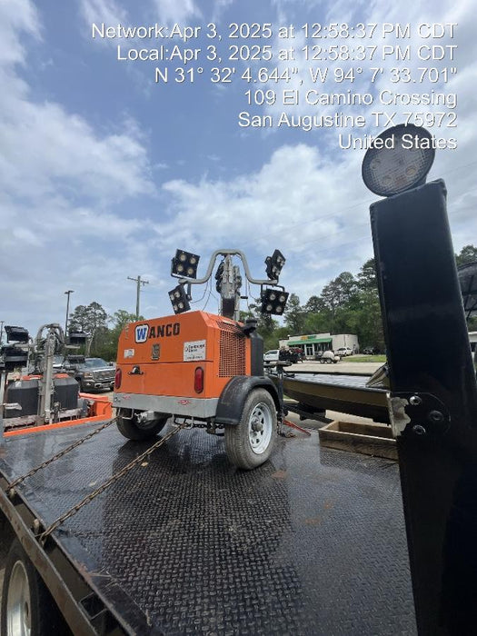 2024 Wanco WLTT-4MM4K Diesel, Deep Sea Controller, Shore Power Plug, Auto Start, (4) 350W LED Floodlights, 4kW Generator, 60 Gal Fuel Tank, 2" Ball, T3