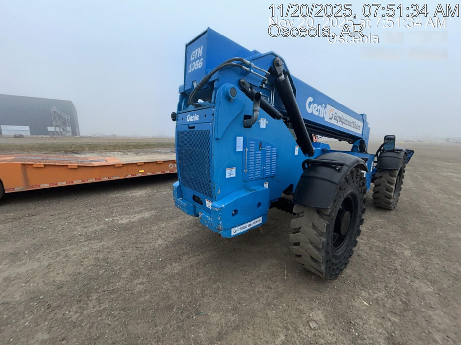 2018 Genie GTH-1056 Genie GTH-1056 w/Enclosed Cab w/HVAC, Work Lights, Solid Tires, Beacon, 60" Carriage and Forks