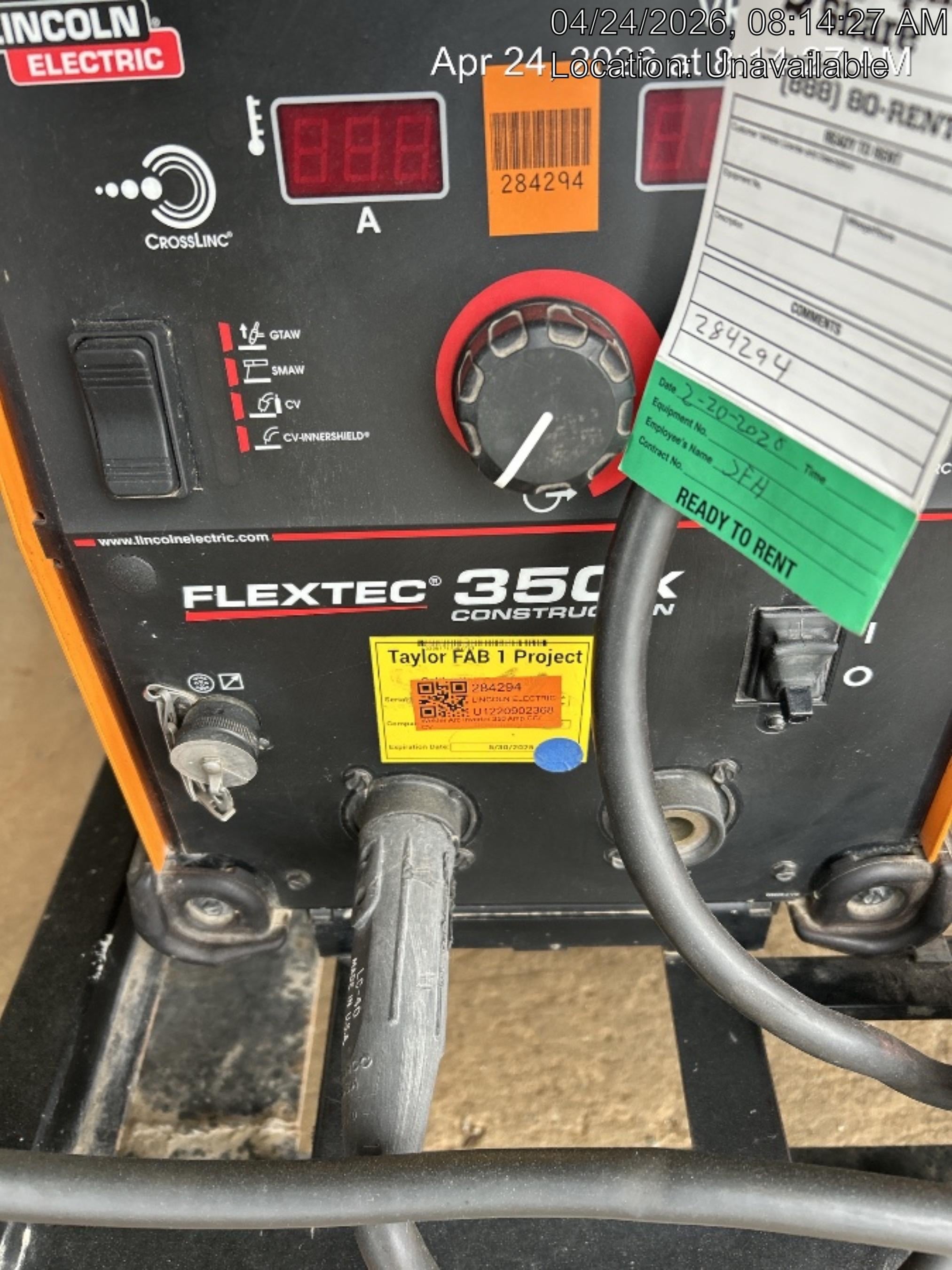 2022 LINCOLN ELECTRIC FLEXTEC 350X