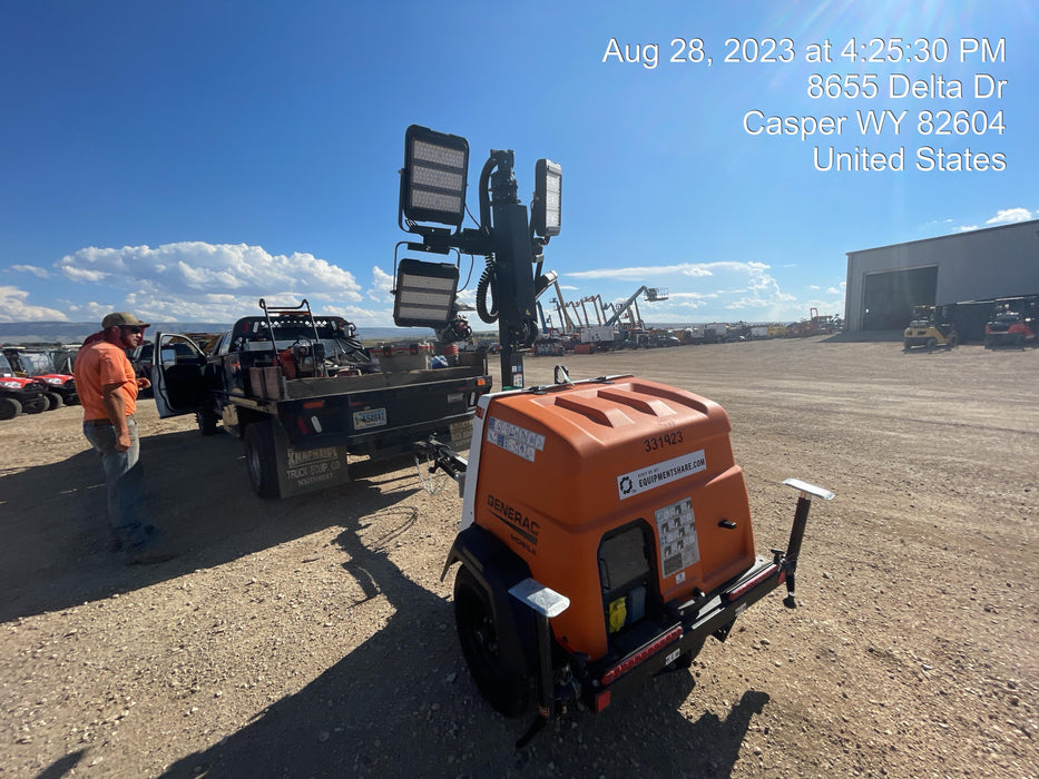 2023 Generac MLT2 Diesel, Flex Switch 120V Input, Powerzone Controller, (4) 320W LED Lights, 4kW Generator, 39.9 Gal Fuel Tank, 2" Ball, T3