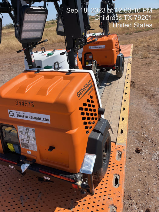 2023 Generac MLT2 Diesel, Flex Switch 120V Input, Powerzone Controller, (4) 320W LED Lights, 4kW Generator, 39.9 Gal Fuel Tank, 2" Ball, T3