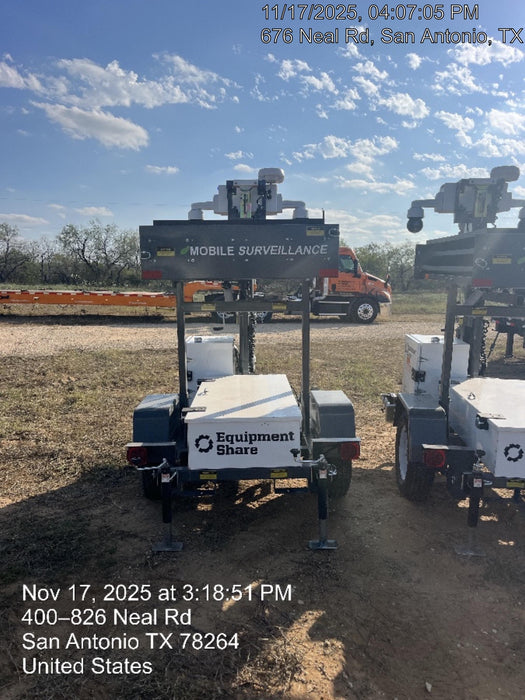 2025 NATIONAL SIGNAL Sunray Solar-Powered Mobile Integrator Tower