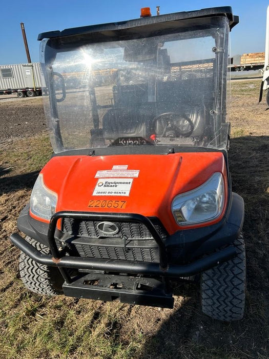 2022 Kubota RTV-X1140W-H Plastic Canopy, Windshield Acrylic Clear, LED Strobe Light, Wire Harness Kit, Back up Alarm