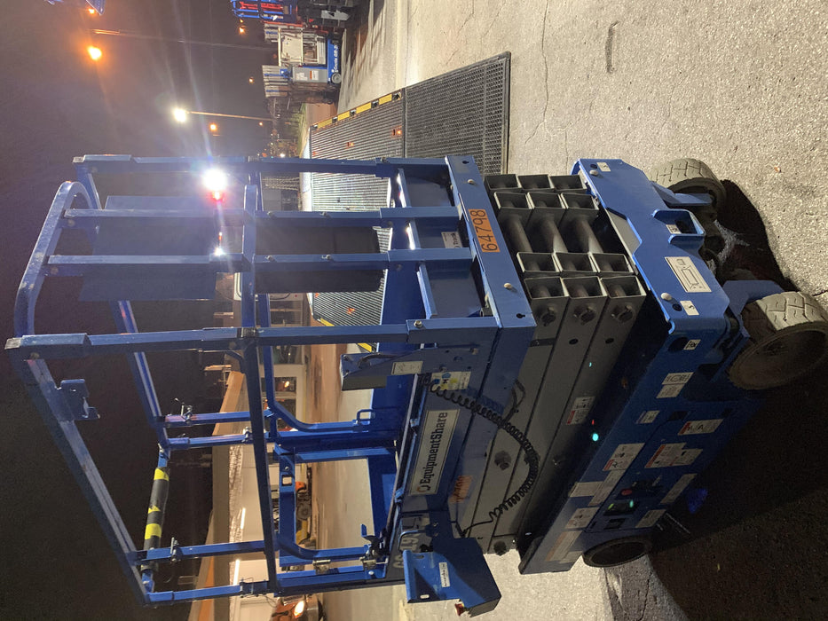 2020 Genie GS-1930 Solid Non Marking Tires, Beacon, Folding rails with half height swing gate