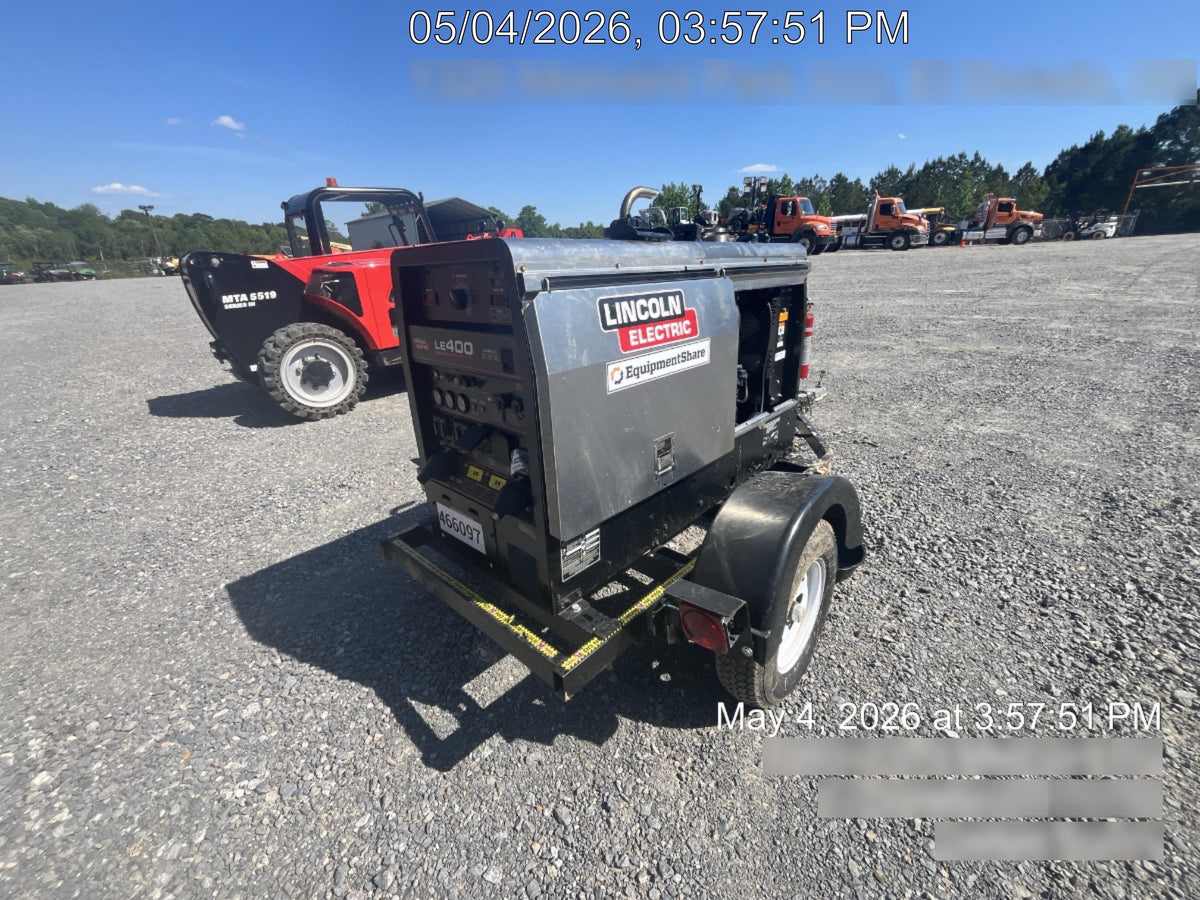 2024 Lincoln Electric LE400 Kubota V1505, Trlr, Cable Rack, Light Kit, ES Decals, T3