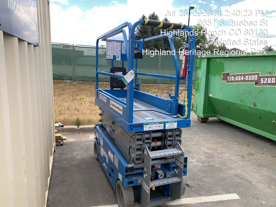 2020 Genie GS-1930 Fixed rails with chain entry gate - Pre A92.20