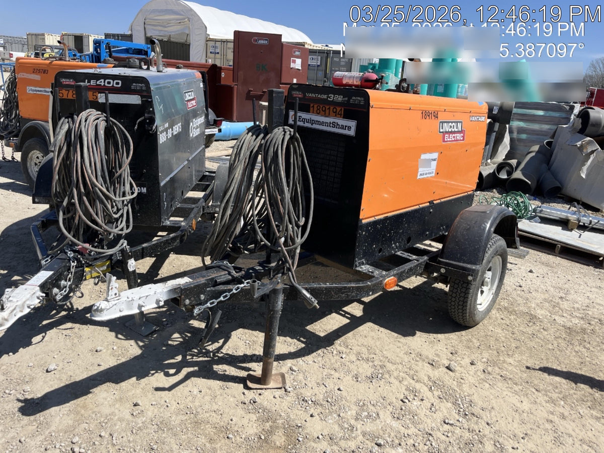 2021 Lincoln Electric Vantage 322 VANTAGE 322 READY-PAK 3