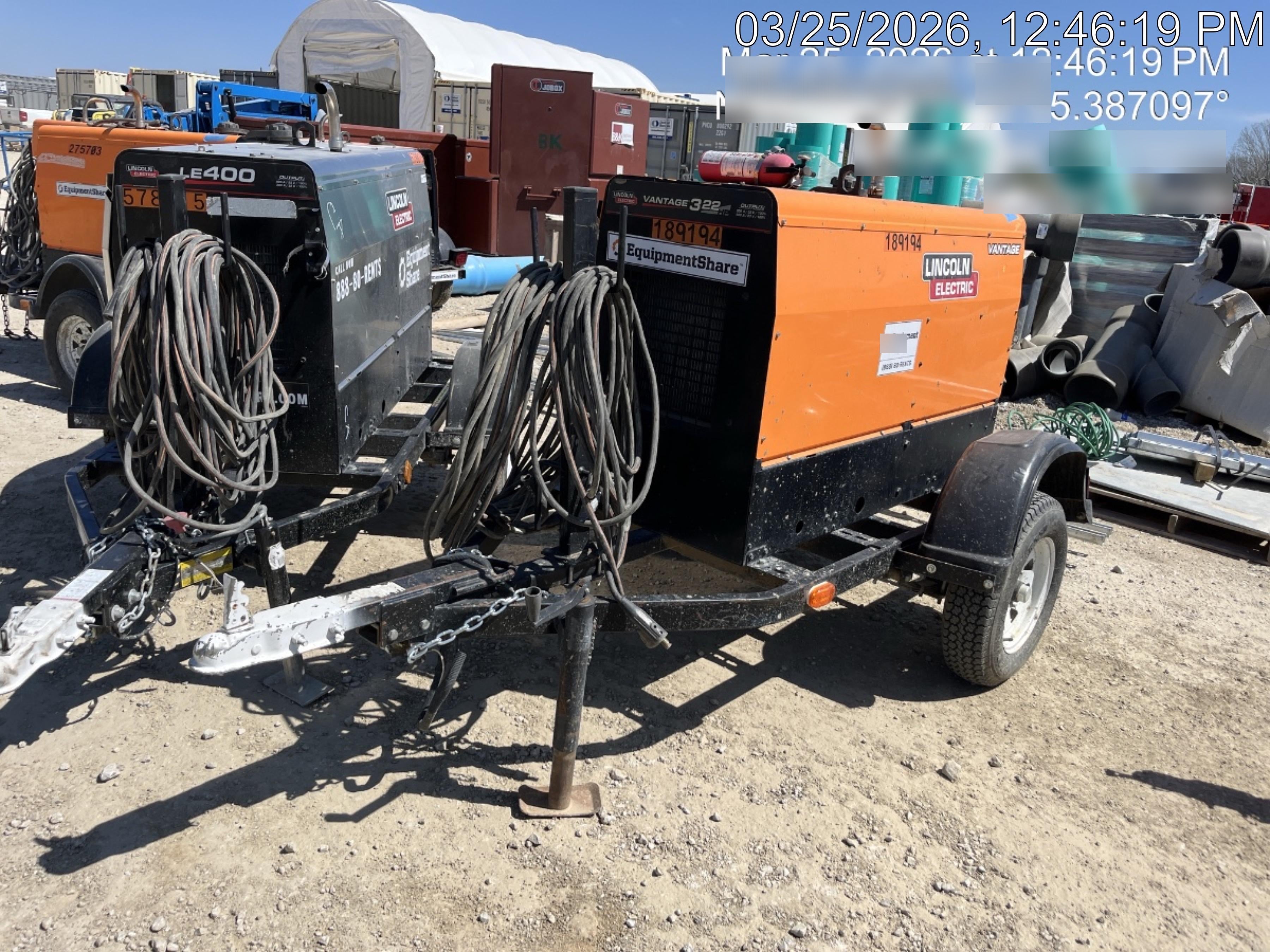 2021 Lincoln Electric Vantage 322 VANTAGE 322 READY-PAK 3