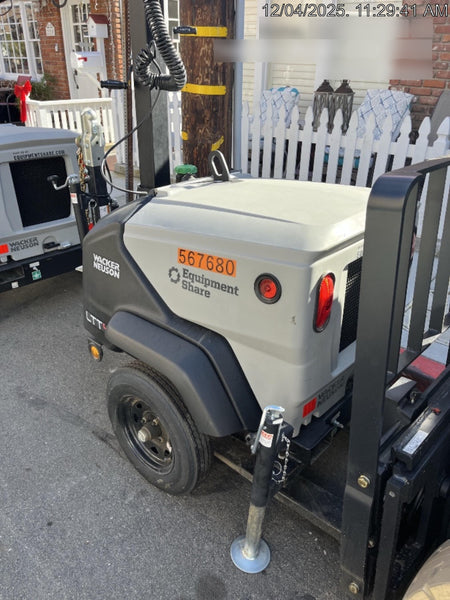 2024 Wacker Neuson LTT4 Diesel, Kohler KDW702, Deep Sea Controller, Auto Start, LED 320W, Bypass Outlet, T3