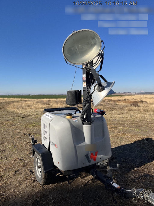 Wacker Neuson LTV6K-MH Power mast, 1100W MH, Fuel Sensors, Wiring Harness