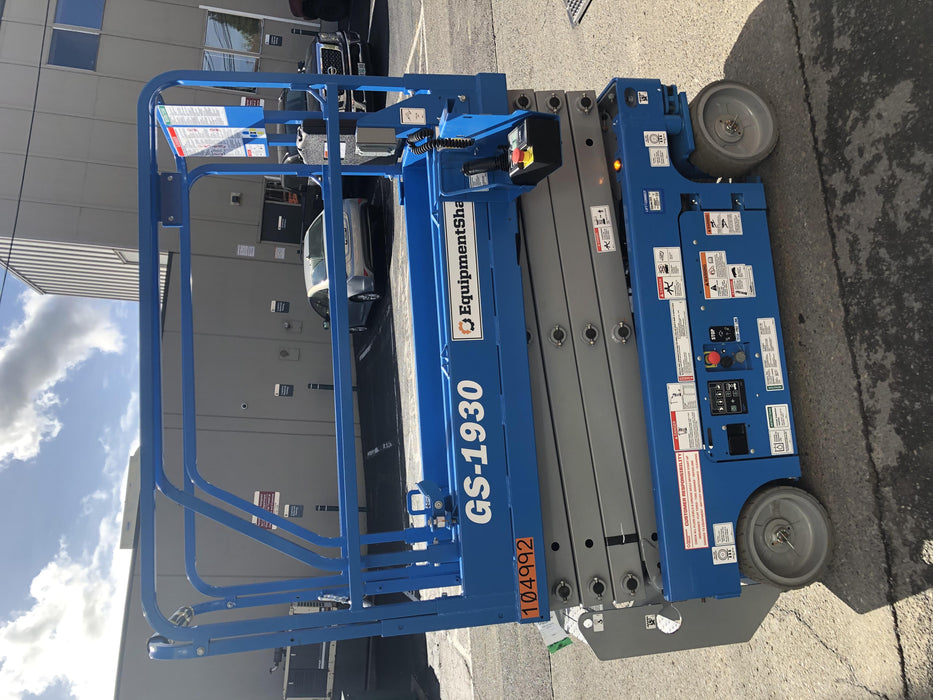 2020 Genie GS-1930 Fixed rails with chain entry gate - Pre A92.20, 800W Inverter