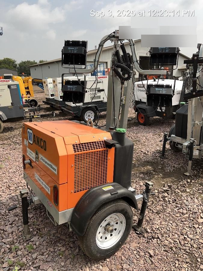 2024 Wanco WLTT-4MM4K Diesel, Deep Sea Controller, Shore Power Plug, Auto Start, (4) 350W LED Floodlights, 4kW Generator, 60 Gal Fuel Tank, 2" Ball, T3