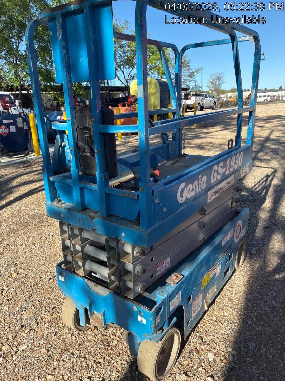 2018 Genie GS-1930 Genie GS-1930 w/Fixed Rail, Chain Entry