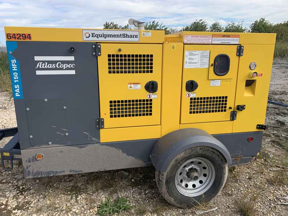 2020 ATLAS COPCO PAS 150 HF CS Enclosed