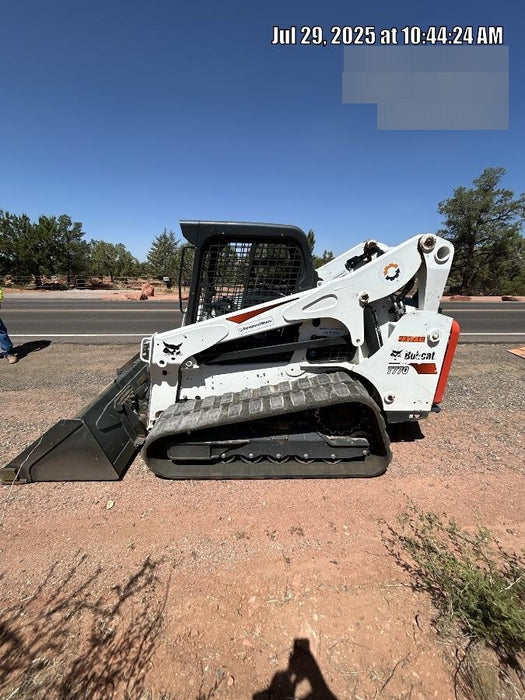 2022 Bobcat T770 92hp Doosan Diesel, Canopy, Rubber Tracks, Manual QC