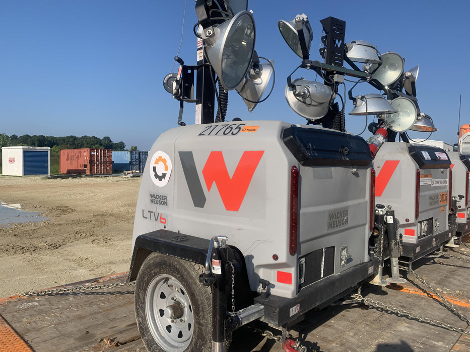 2019 Wacker Neuson LTV6L-MH Wacker Neuson LTV6L Mobile Light Tower w/Fuel Level Sensor Installed