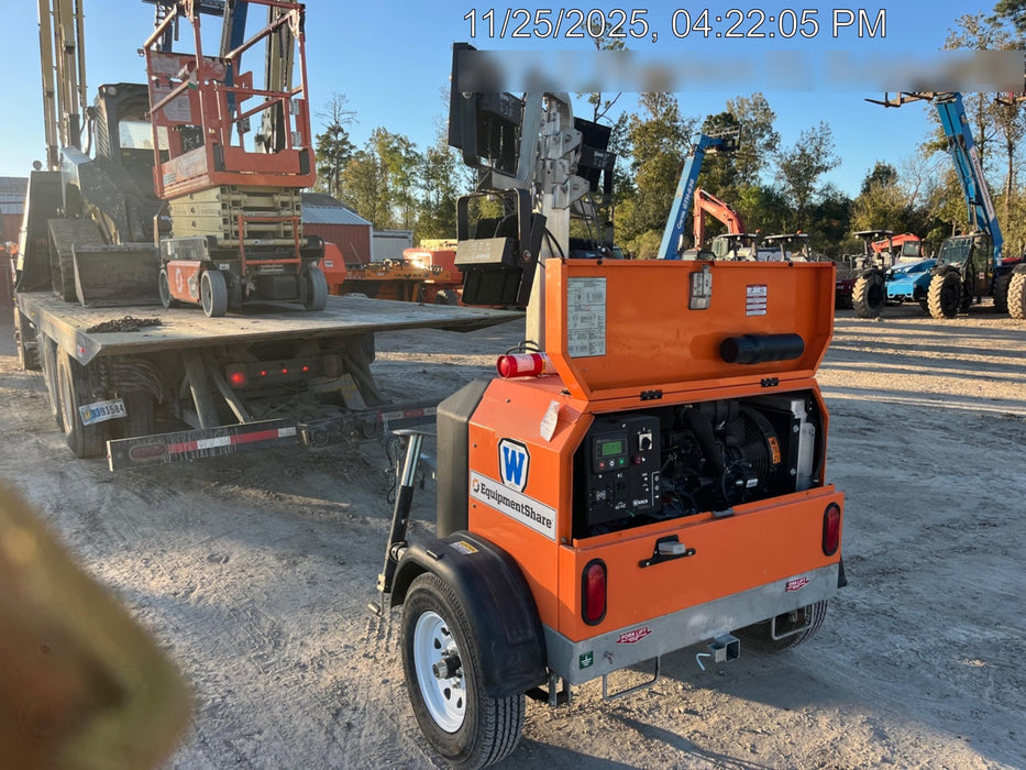 2024 Wanco WLTT-4MM4K Diesel, Deep Sea Controller, Shore Power Plug, Auto Start, (4) 350W LED Floodlights, 4kW Generator, 60 Gal Fuel Tank, 2" Ball, T3