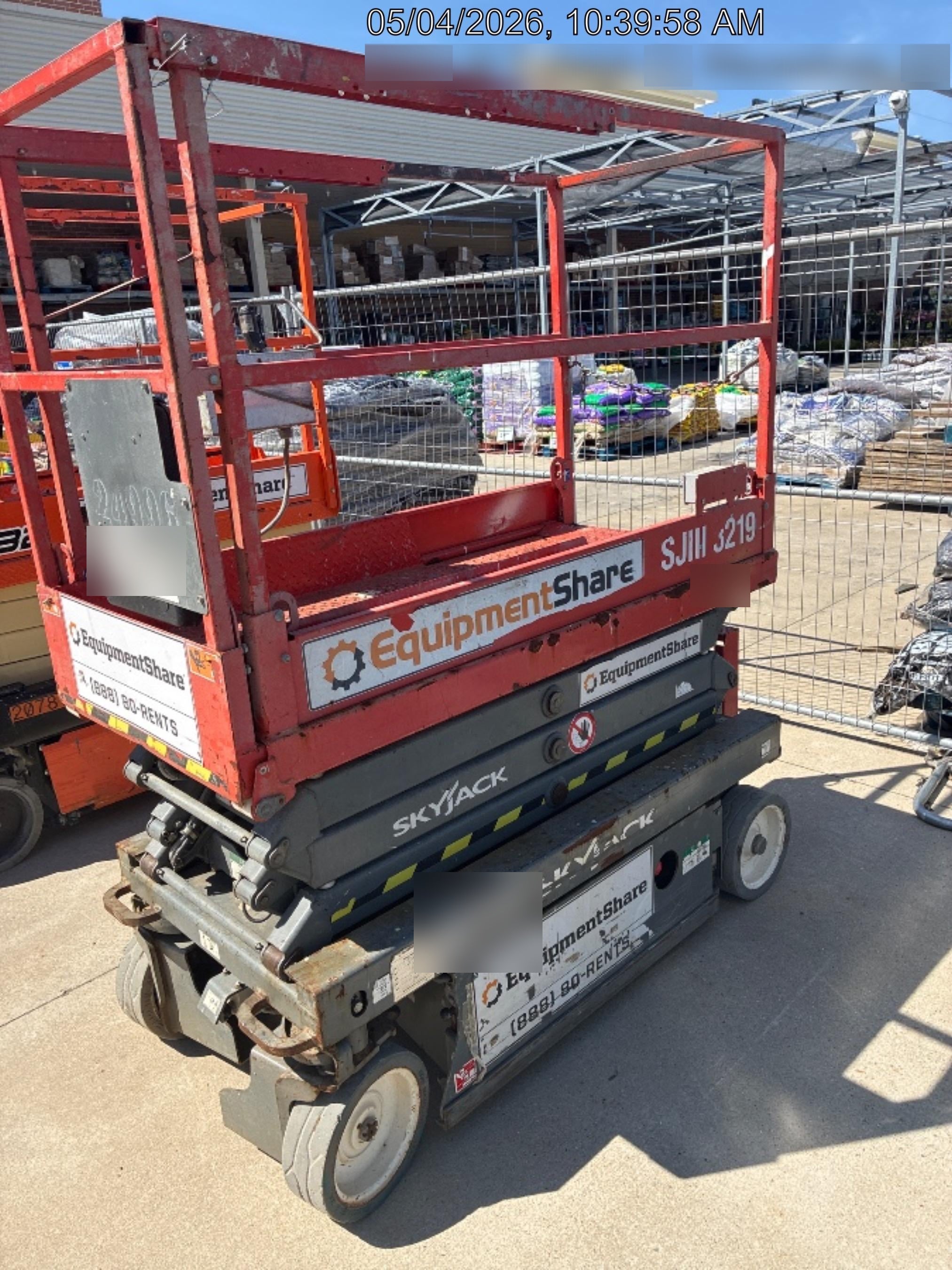2019 Skyjack SJIII-3219 Skyjack SJIII3219 Standard w/Trojan Batteries