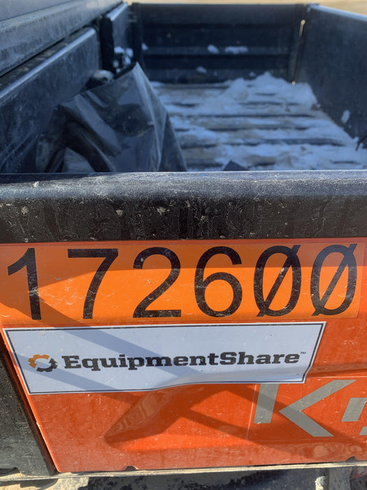 2022 Kubota RTV-X1140W-H Plastic Canopy, Windshield Acrylic Clear, LED Strobe Light, Wire Harness Kit, Back up Alarm