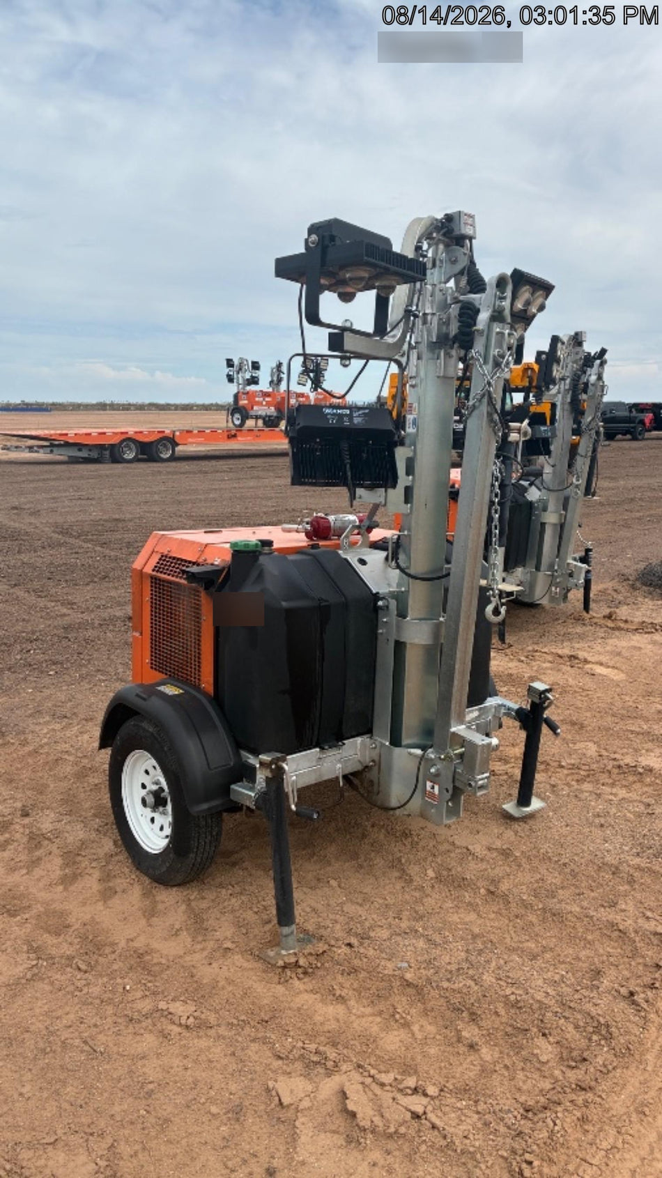 2024 Wanco WLTT-4MM4K Diesel, Deep Sea Controller, Shore Power Plug, Auto Start, (4) 350W LED Floodlights, 4kW Generator, 60 Gal Fuel Tank, 2" Ball, T3
