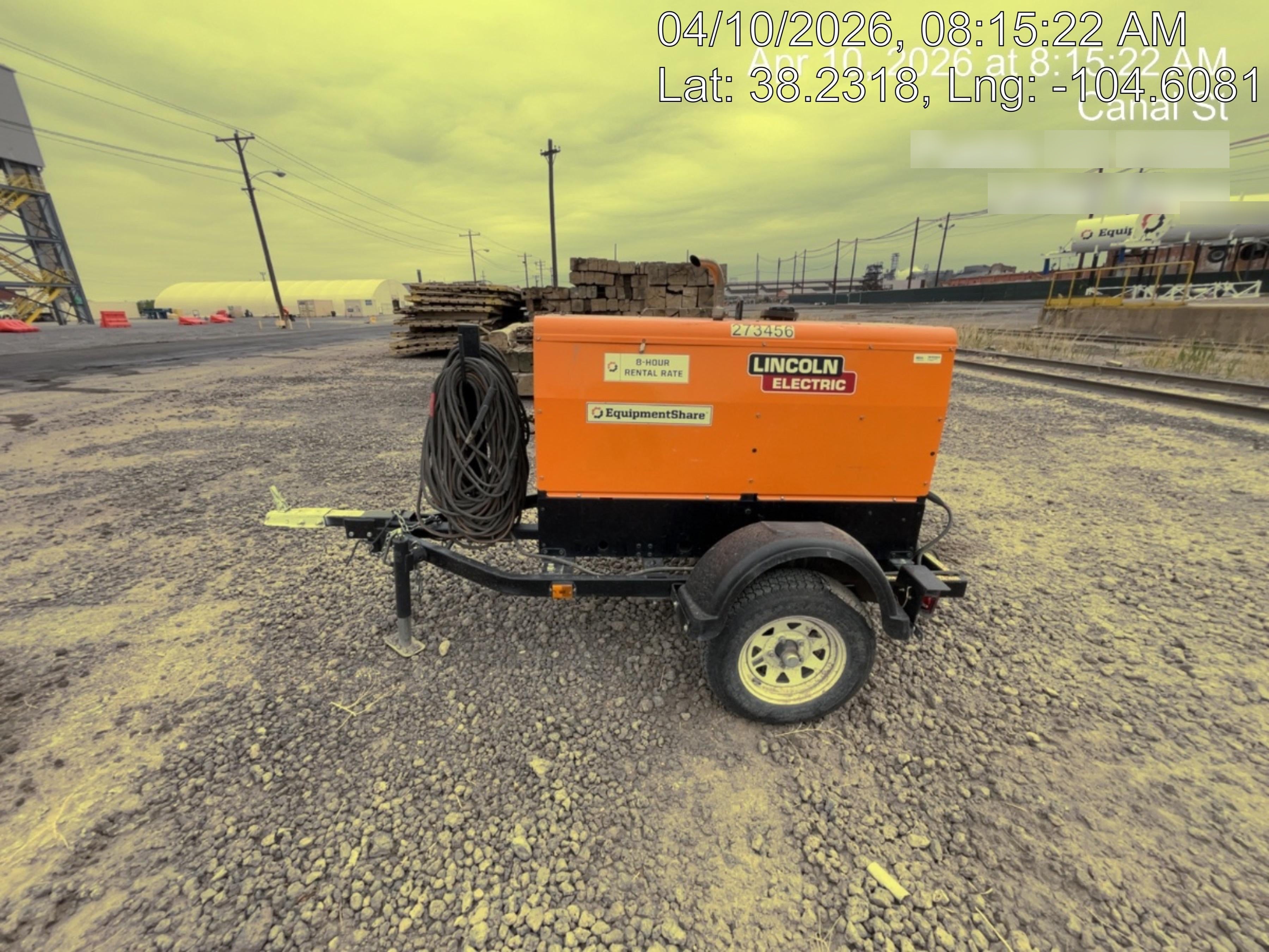 2022 Lincoln Electric LE400 Kubota V1505, Trlr, Cable Rack, Light Kit, ES Decals, T3