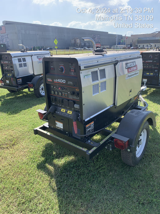 2024 Lincoln Electric LE400 Kubota V1505, Trlr, Cable Rack, Light Kit, ES Decals, T3