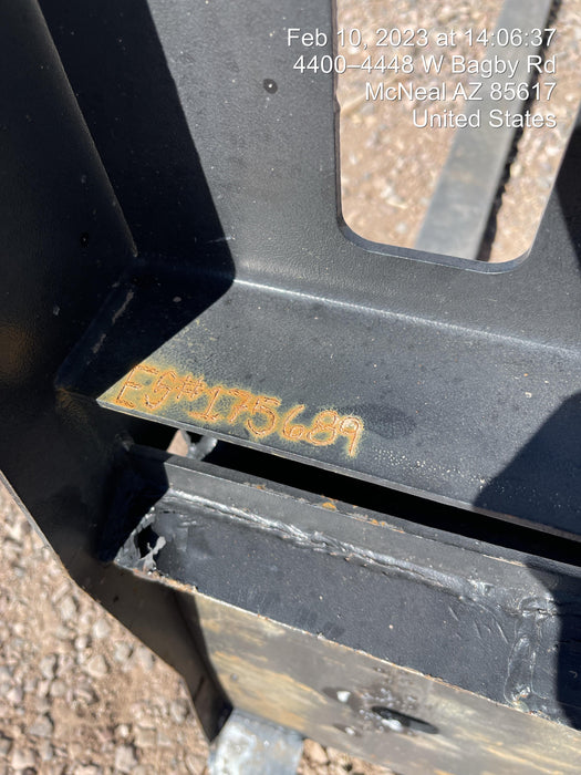 2021 FEMA 60" Skid Steer Forks FEMA