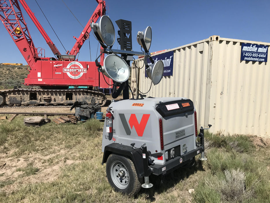 2019 Wacker Neuson LTV6L-MH Mobile Light Tower w/Fuel Level Sensor Installed
