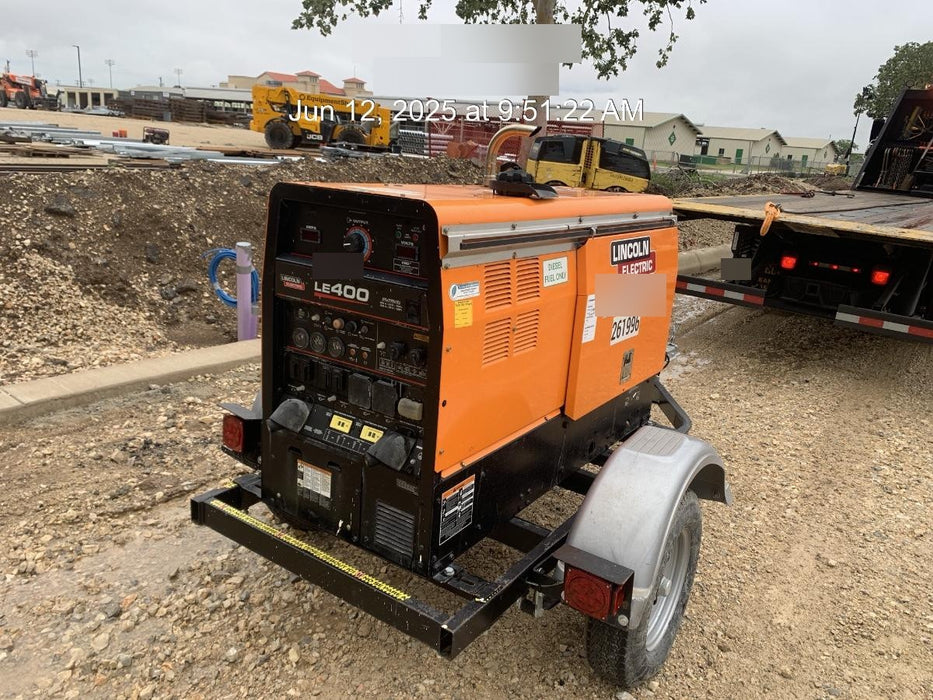 2022 Lincoln Electric LE400 Kubota V1505, Trlr, Cable Rack, Light Kit, ES Decals, T3