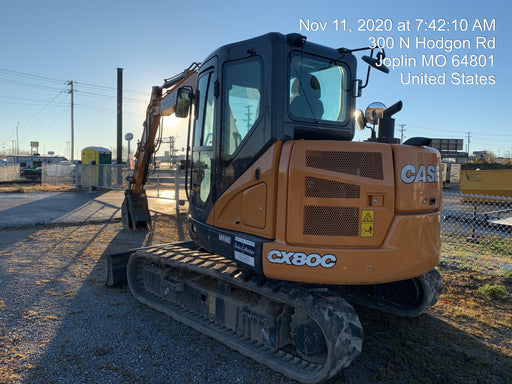 2018 Case CX80C CASE CX80C