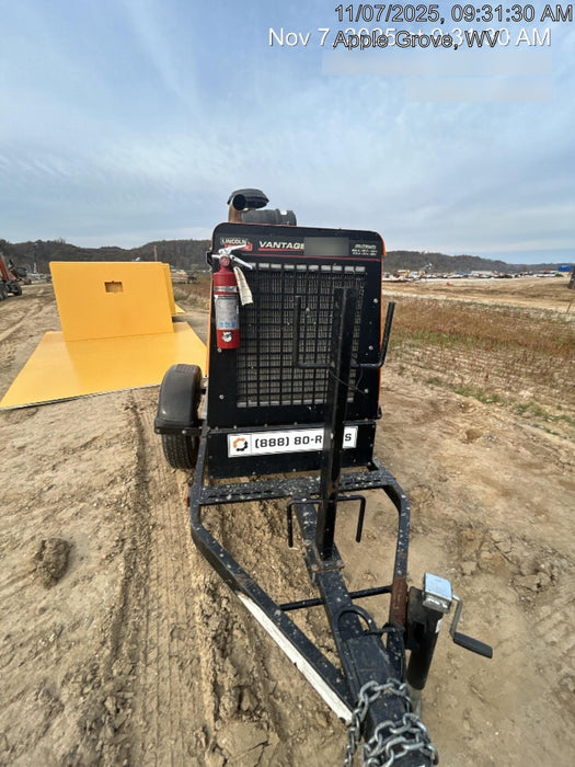 2021 Lincoln Electric Vantage 549X Ready Pak 3, ORANGE (includes trailer, cable rack, fender light kit)