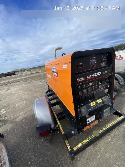 2022 Lincoln Electric LE400 Kubota V1505, Trlr, Cable Rack, Light Kit, ES Decals, T3