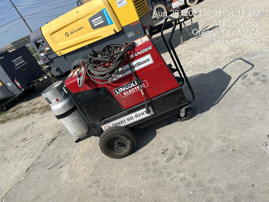 2024 Lincoln Electric Ranger 305 LPG Ranger 305 LPG, Undercarriage, Tank Holder & Strap, 10kw AC Gen, 25hp Kohler LPG Eng