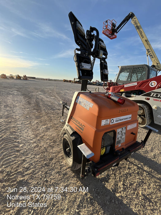 2024 Generac MLT2 Diesel, Flex Switch 120V Input, Powerzone Controller, 
(4) 320W LED Lights, 4kW Generator, 39.9 Gal Fuel Tank, 2" Ball, T3