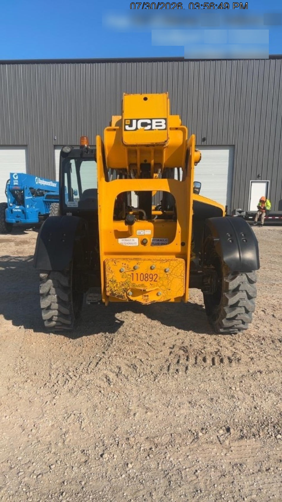 2020 JCB 509-42 Canopy, Solid Tires, Work Lights, Beacon, Aux Hydraulics, Back up Alarm, Lifting Eye, ES Decals