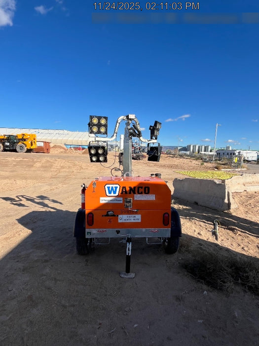 2024 Wanco WLTT-4MM4K Diesel, Deep Sea Controller, Shore Power Plug, Auto Start, (4) 350W LED Floodlights, 4kW Generator, 60 Gal Fuel Tank, 2" Ball, T3