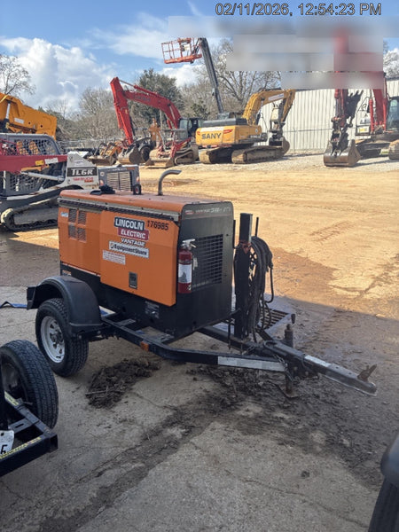 2021 Lincoln Electric Vantage 322 Vantage 322 Ready Pak 3 w/ Decals, ORANGE (includes trailer, cable rack, fender light kit) NO Telematics