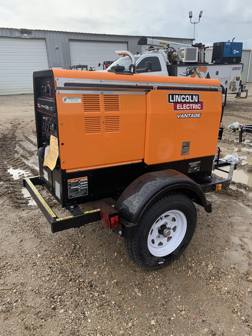 2021 Lincoln Electric Vantage 322 Vantage 322 Ready Pak 3 w/ Decals, ORANGE (includes trailer, cable rack, fender light kit) NO Telematics