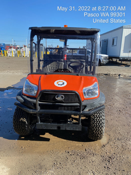 2021 Kubota RTV-X1140W-H Plastic Canopy, Windshield Acrylic Clear, LED Strobe Light, Wire Harness Kit, Back up Alarm