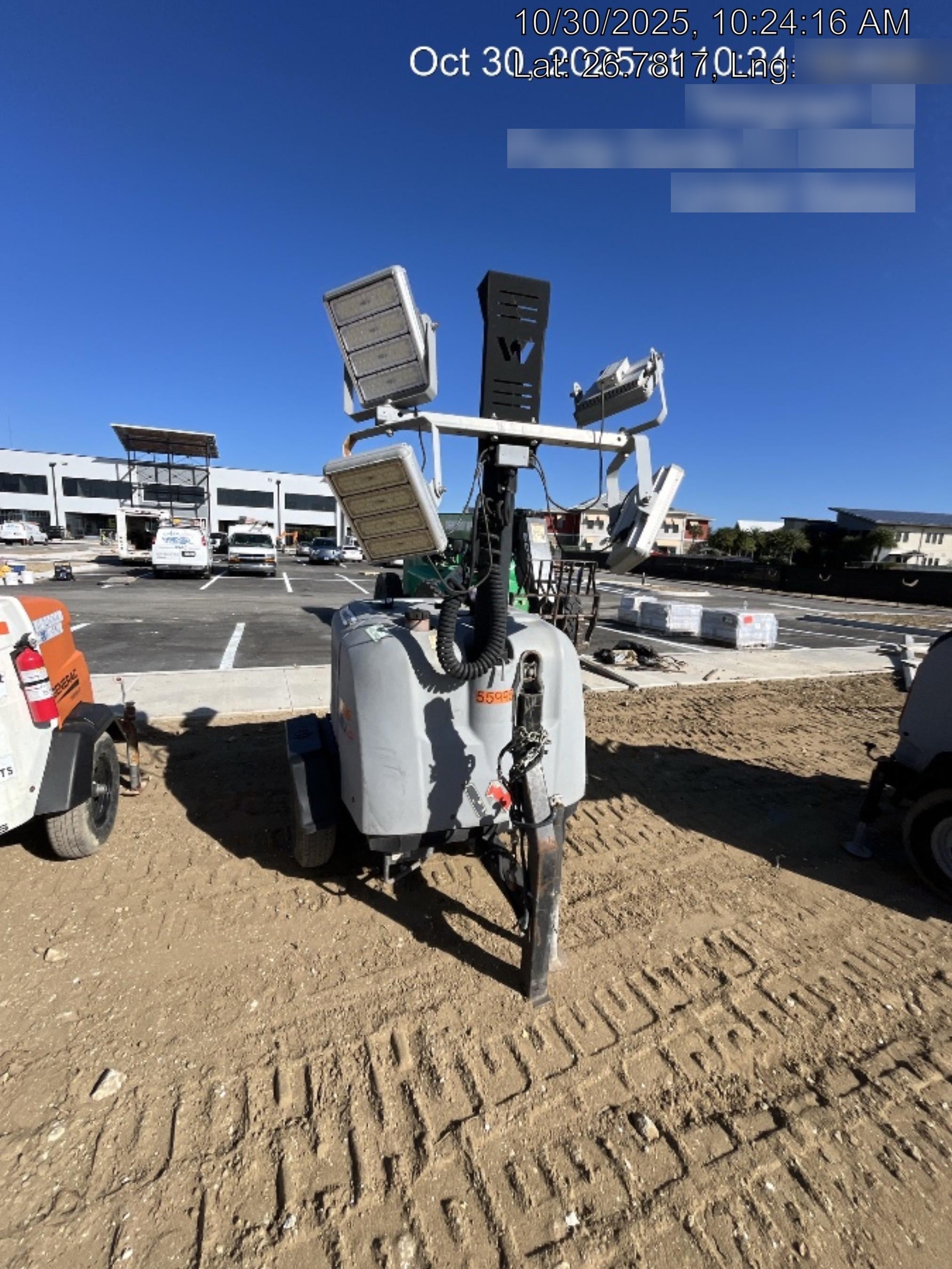 2019 Wacker Neuson LTV6K-LED Standard LED Towable Light Tower w/None