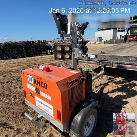2023 Wanco WLTT-4MM4K Diesel, Deep Sea Controller, Shore Power Plug, Auto Start, (4) 350W LED Floodlights, 4kW Generator, 60 Gal Fuel Tank, 2" Ball, T3