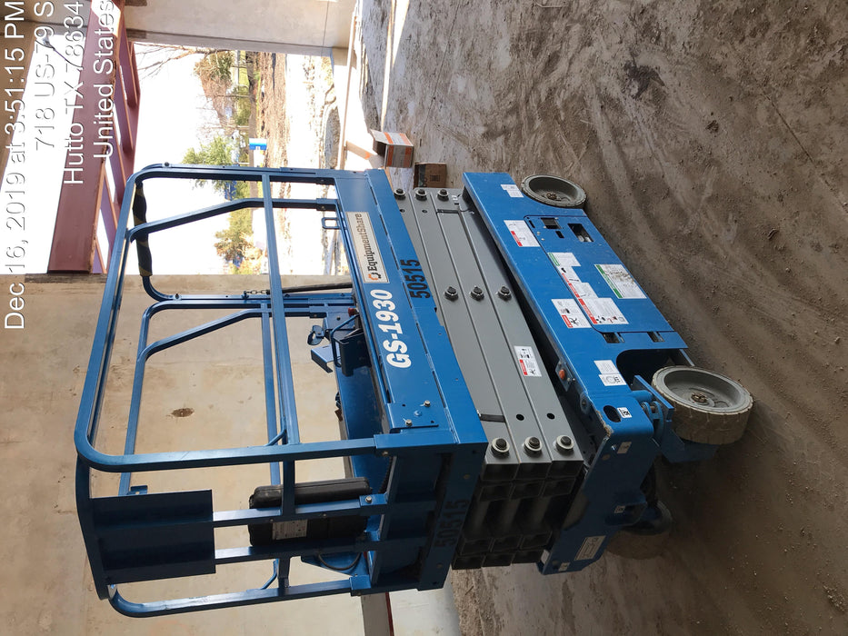 2019 Genie GS-1930 Fixed Rails with Chain Entry