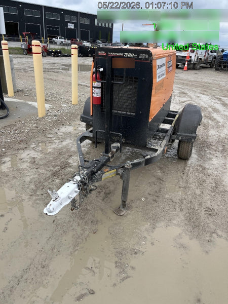 2021 Lincoln Electric Vantage 322 Vantage 322 Ready Pak 3 w/ Decals, ORANGE (includes trailer, cable rack, fender light kit) NO Telematics